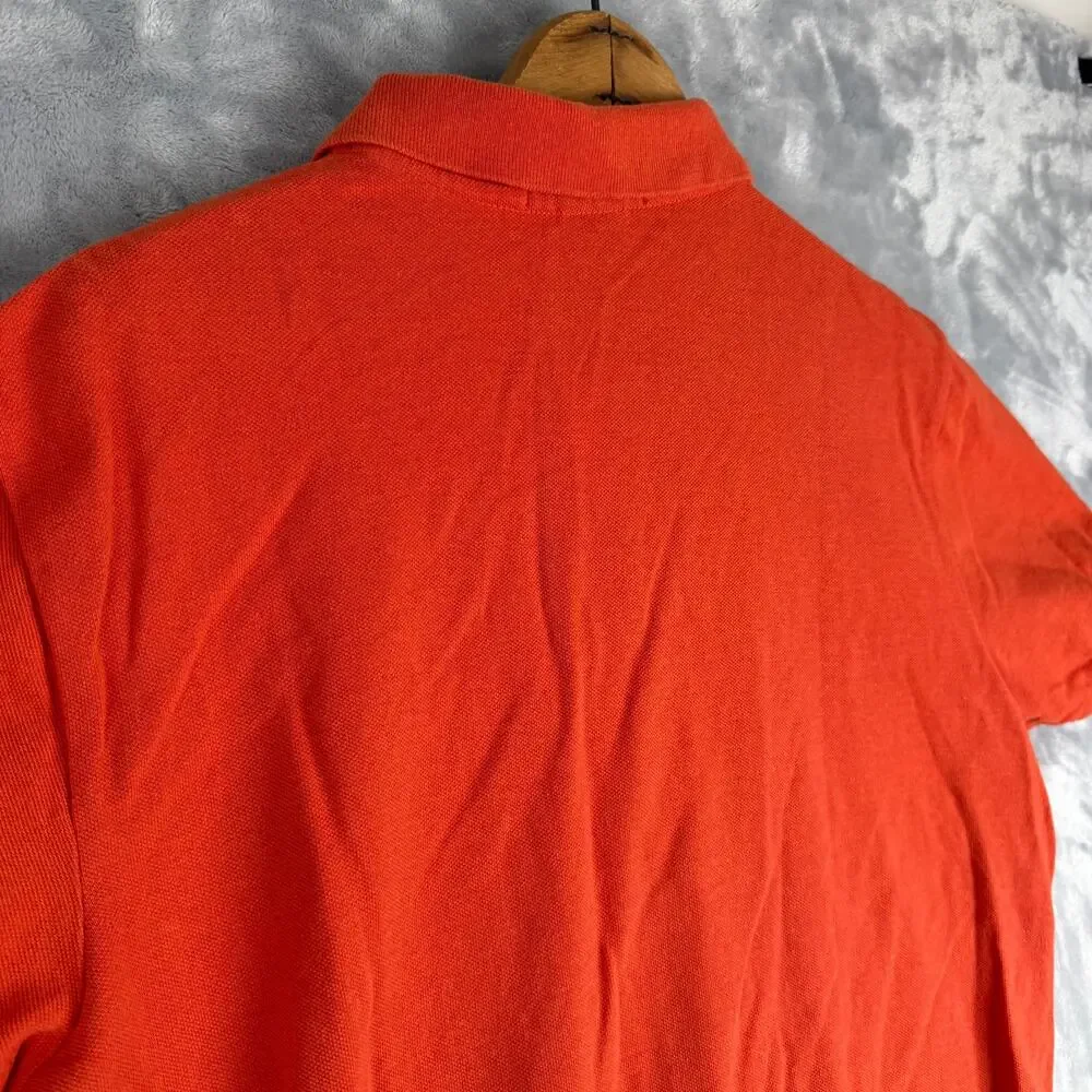 Polo Ralph Lauren Men's Orange Soft Cotton Polo‎ Shirt, Size L, NWT